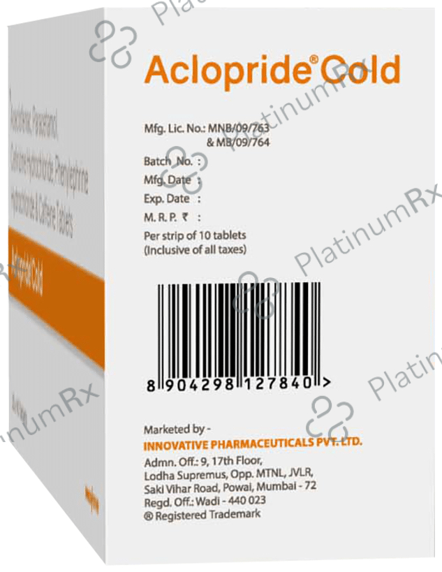 Aclopride-Cold Tablet