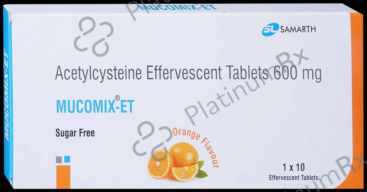Mucomix ET 600mg Tablet 10s