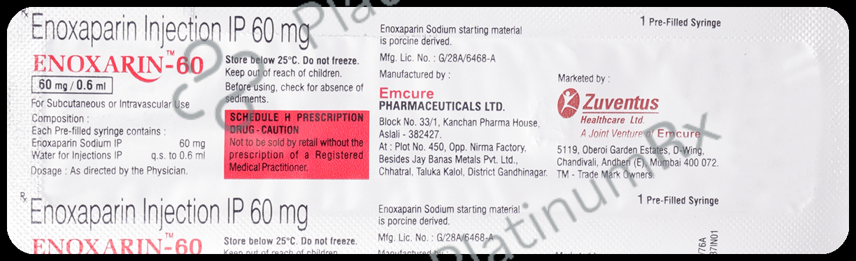 Enoxarin 60 Injection