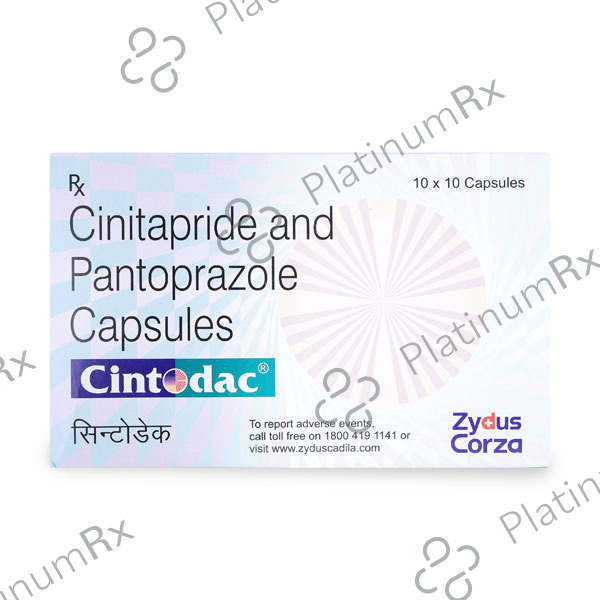 Cintodac 3/40mg Capsule 10s