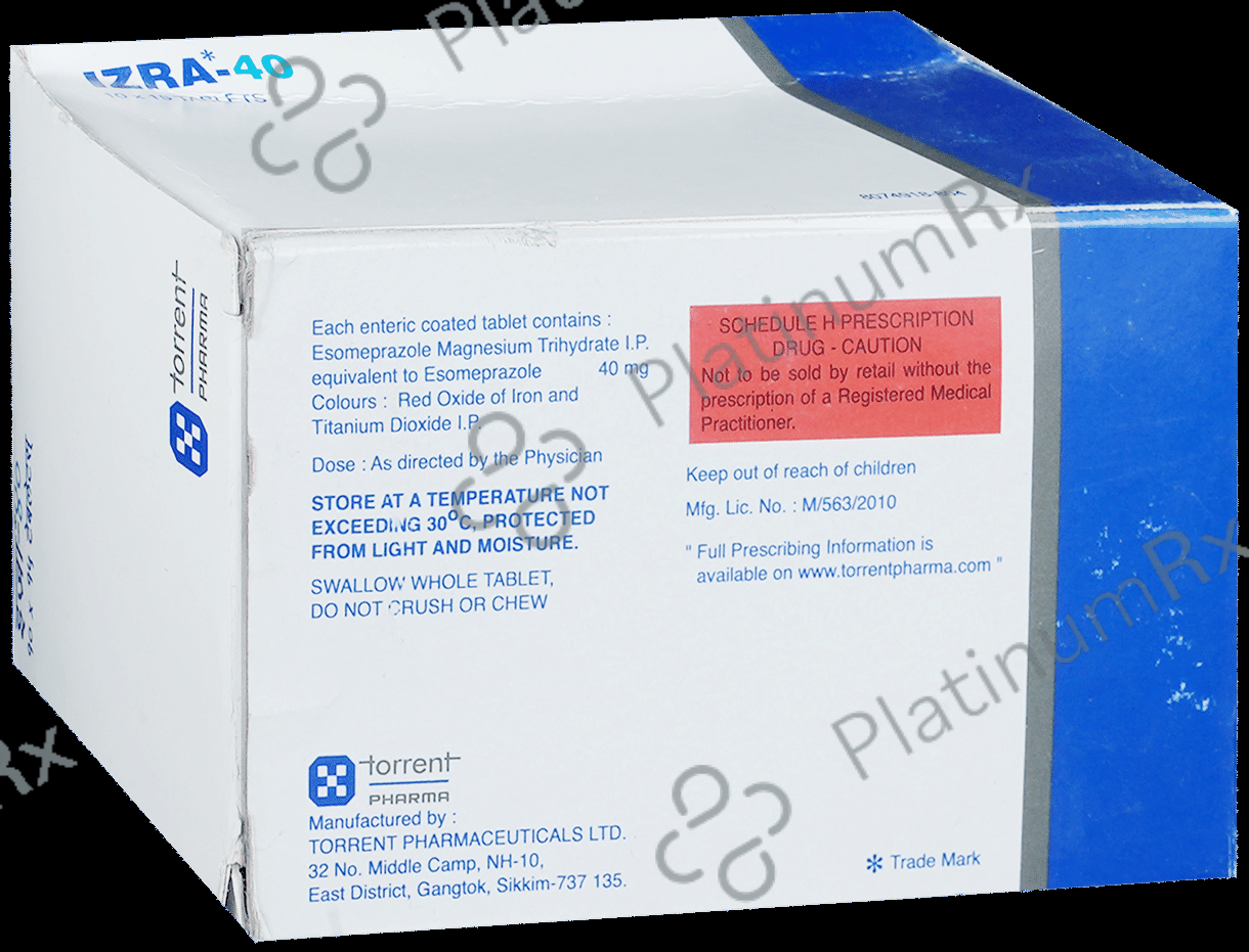Izra 40mg Tablet 15s