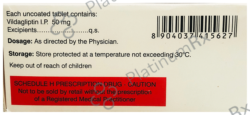 Vildanat 50mg Tablet 10s