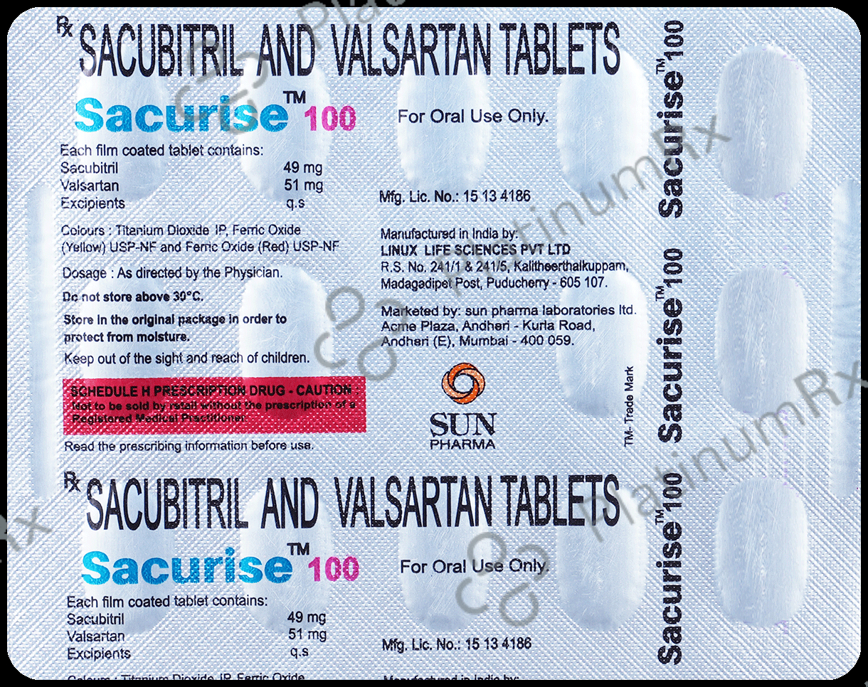 Sacurise 100mg Tablet 14s