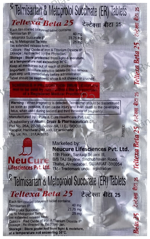 Teltexa Beta 25 Tablet ER