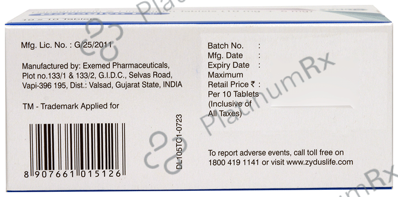 Dapaglyn L 10/5mg Tablet 10s