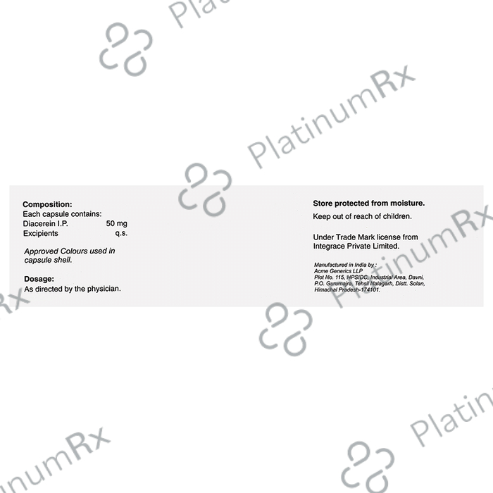 Dycerin 50mg Capsule 10s