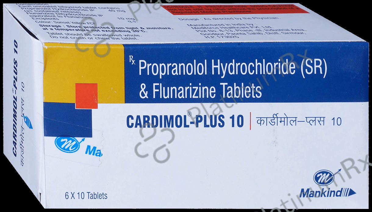 Cardimol Plus 10/40mg Tablet SR 10s