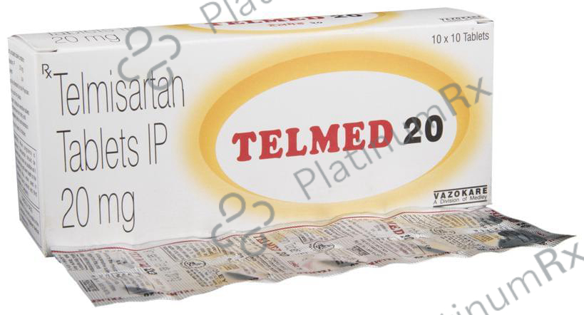Telmed 20mg Tablet 10s