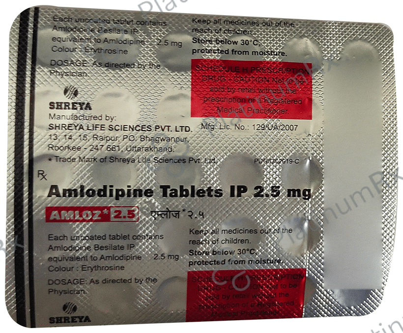 Amloz 2.5mg Tablet 30s