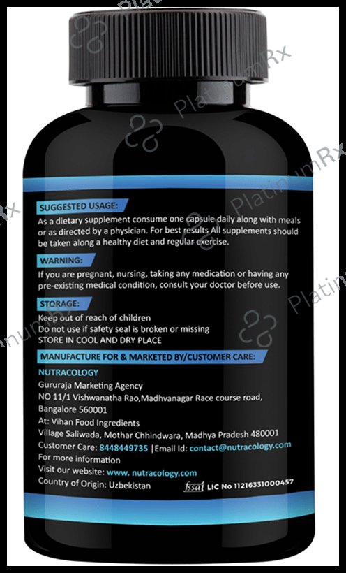 Nutracology Turkesterone 500mg Capsule