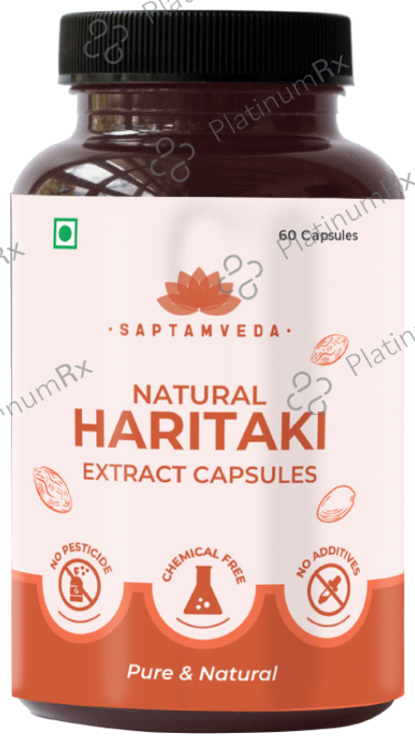 Saptamveda Natural Haritaki Extract Capsule