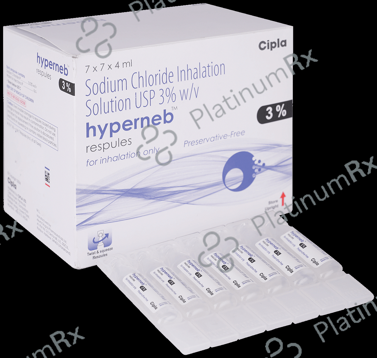Hyperneb 3% Respules (4ml Each) 7 Respules