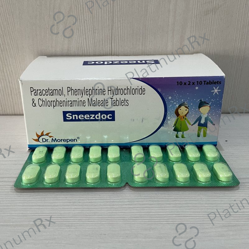 Sneezdoc 2mg/500mg/5mg Tablet