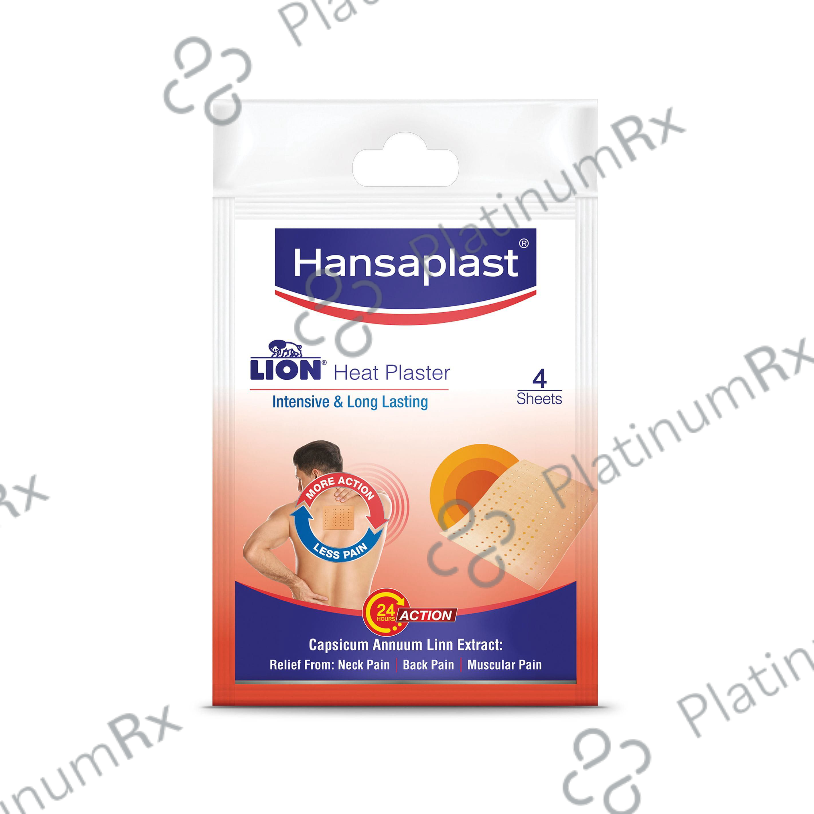 Lion Capsicum Heat Plaster Hansaplast 4s