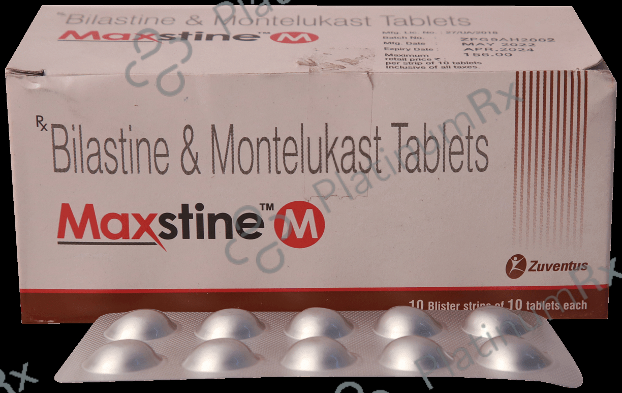 Maxstine M 20/10mg Tablet 10s