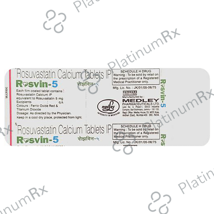 Rosvin 5mg Tablet 10s