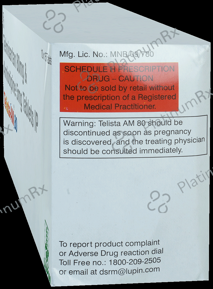 Telista AM 5/80mg Tablet 15s