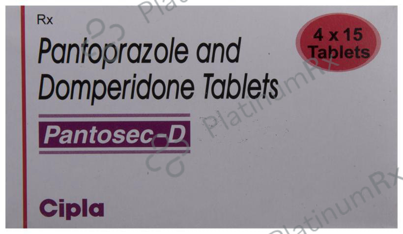 Pantosec D 10/40mg Tab 10s