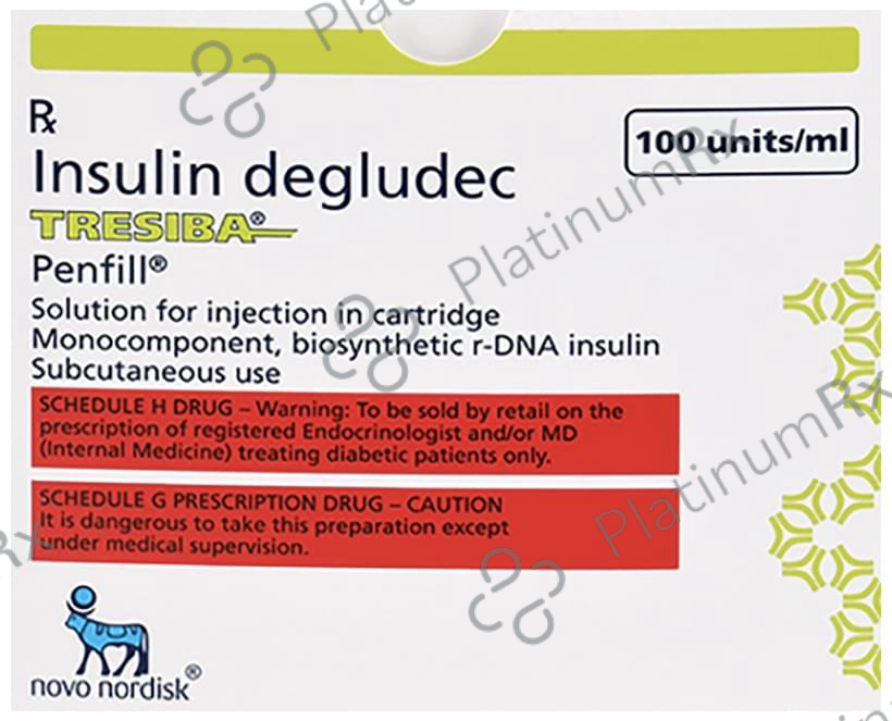 Tresiba (100 IU/ml) (1*3ml Cartridge / Injection)