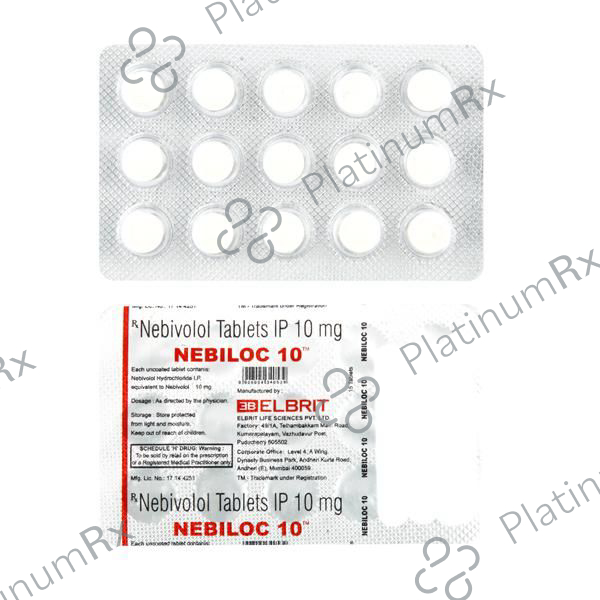 Nebiloc 10mg Tablet 15s