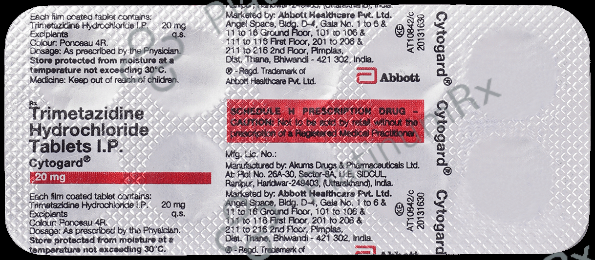 Cytogard 40mg Tablet 10s