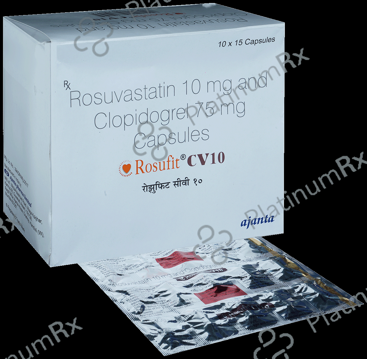 Rosufit CV 10/75mg Capsule 15s