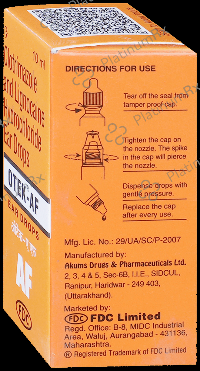 Otek AF Ear Drop 10ml