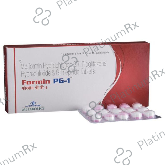 Formin PG 1/500/15mg Tablet SR 15s