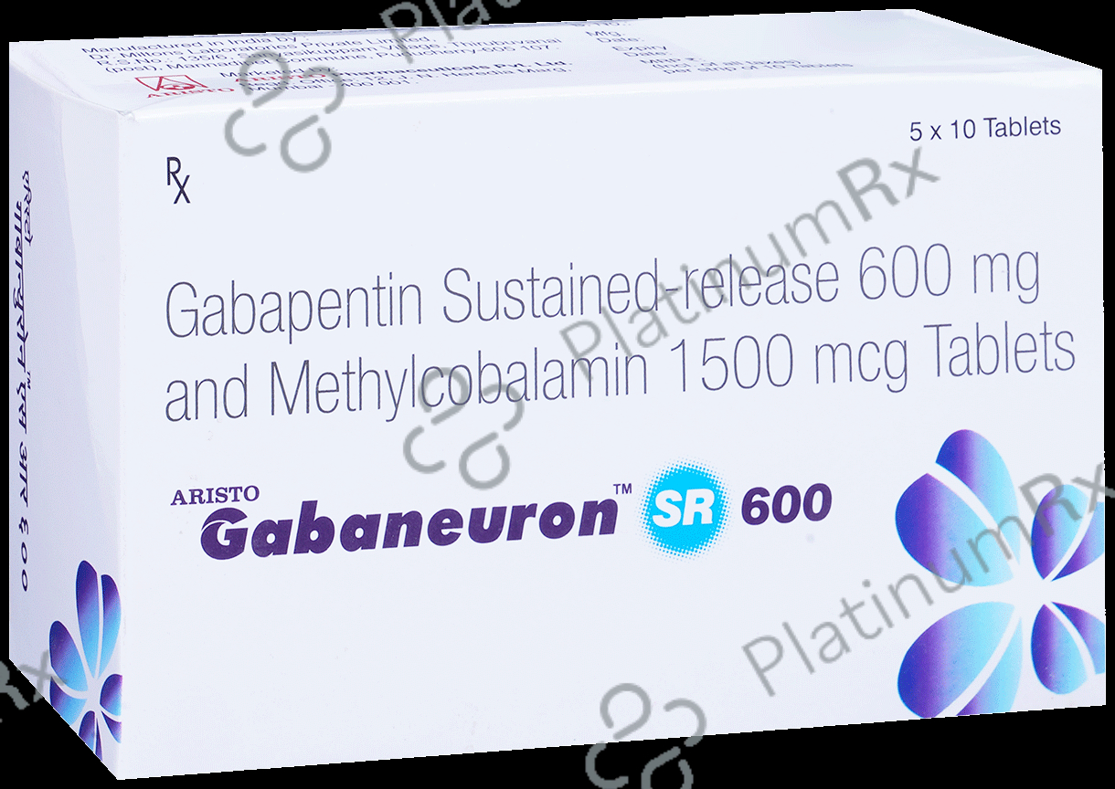 Gabaneuron 600mg/1500mcg Tablet SR 10s