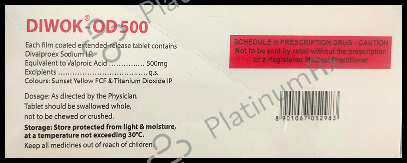 Diwok OD 500mg Tablet ER