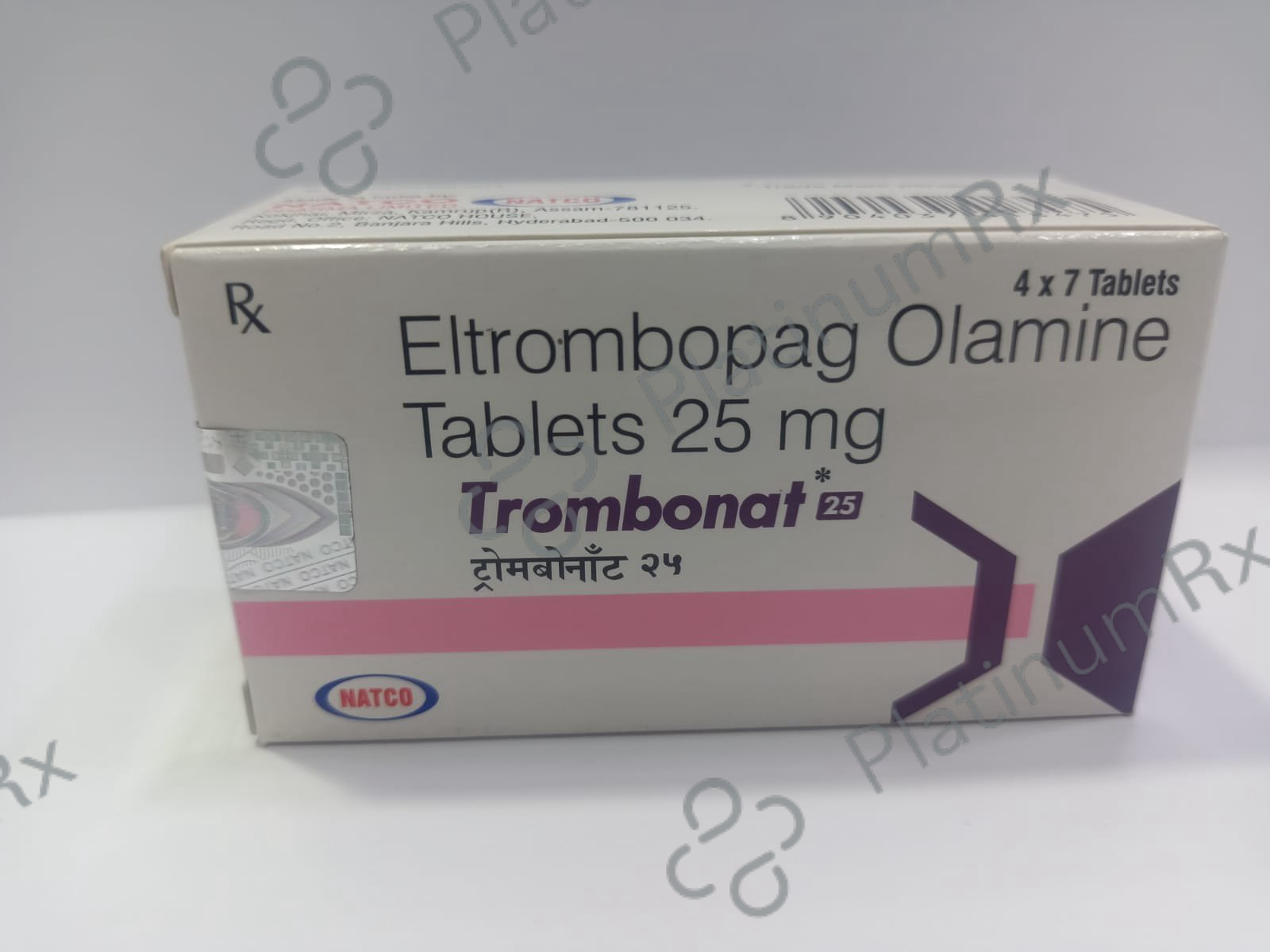 Trombonat 25mg Tablet 7s