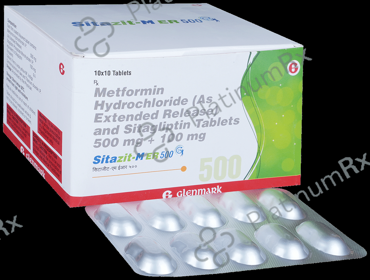 Sitazit M ER 500/100mg Tablet 10s