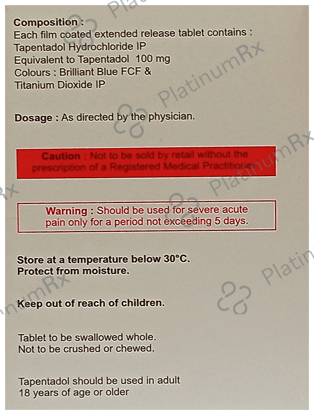 Tapenax ER 100 Tablet