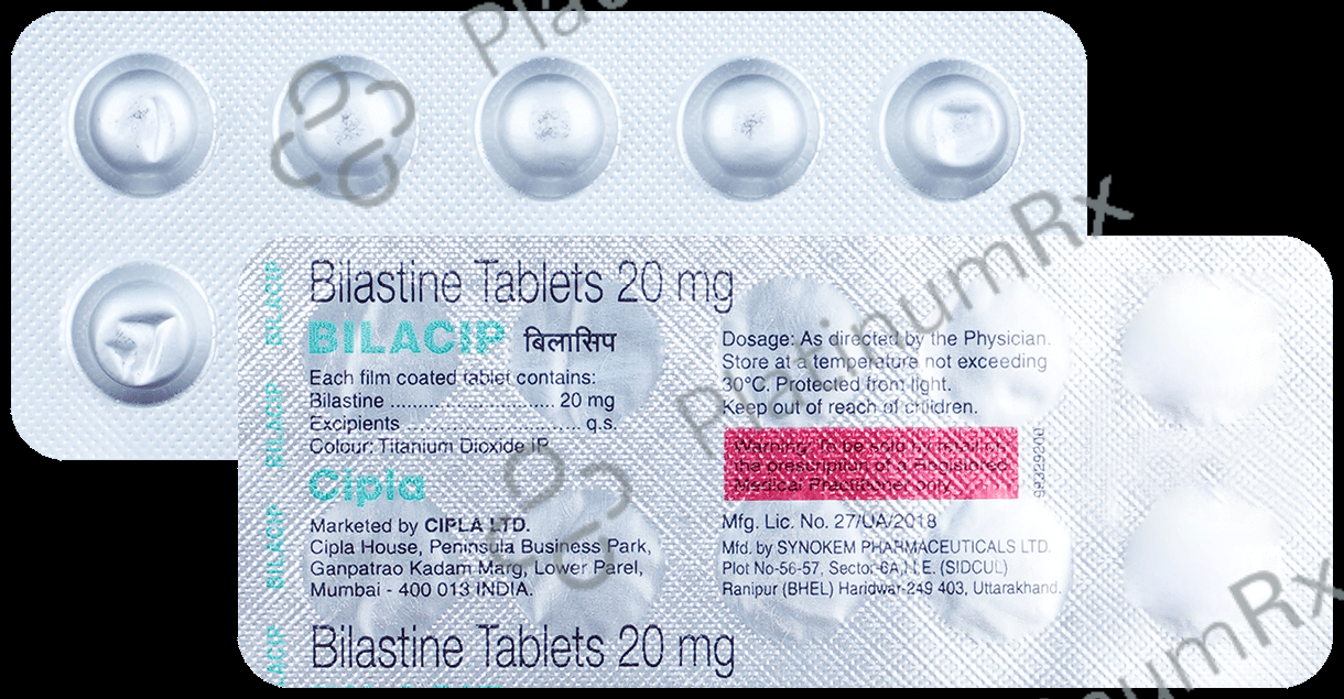 Bilacip 20mg Tablet 10s