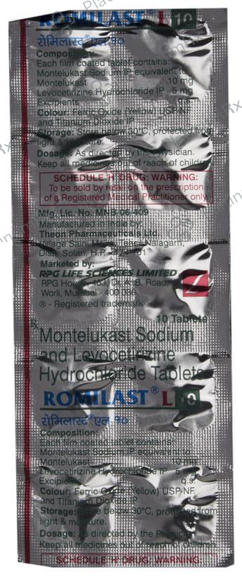 Romilast L 5/10mg Tablet 10s