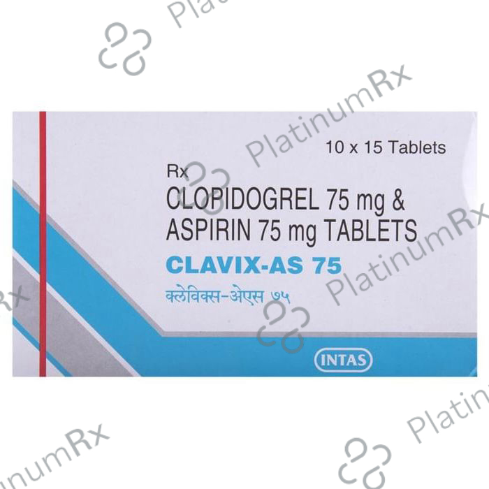 Clavix-AS 75 Tablet 10 Tablet