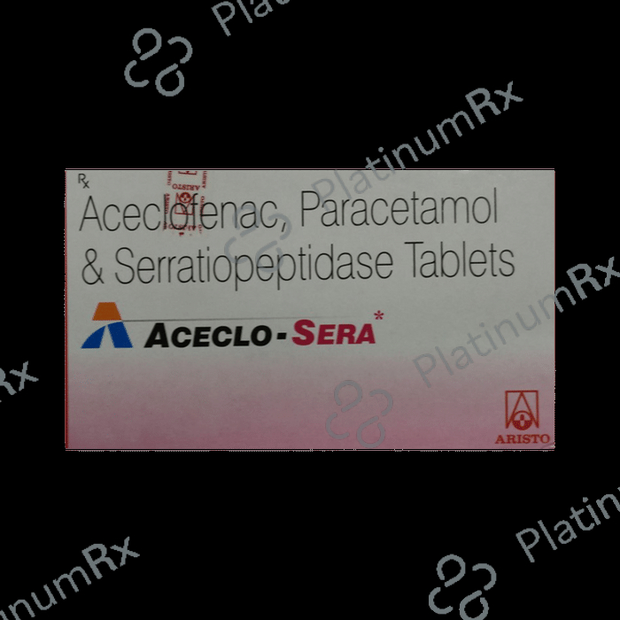 Aceclo Sera 100/325/15mg Tablet 10s