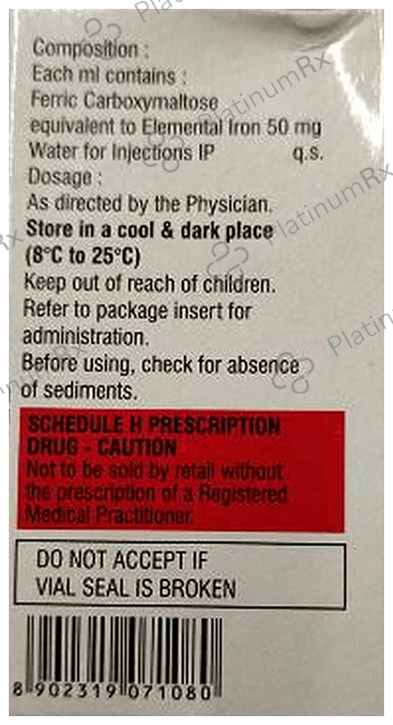 Orofer FCM 1K 50mg Injection 20ml