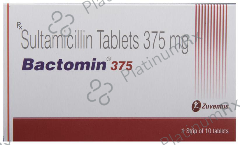 Bactomin 375mg Tablet 10s