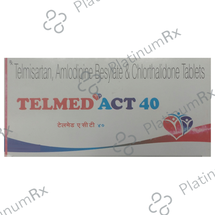 Telmed Act 5/12.5/40mg Tablet 10s
