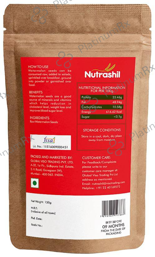 Nutrashil Raw Watermelon Seeds