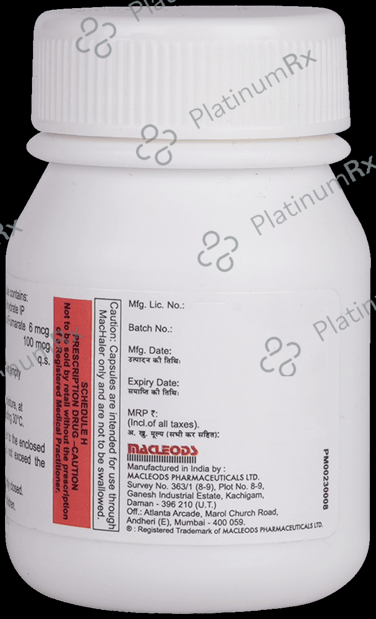 Budetrol 6mcg/100mcg Rotacap