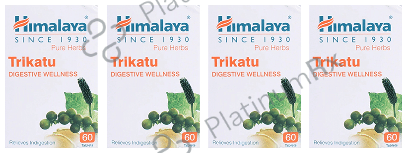 Himalaya Wellness rikatu Digestive Wellness Tablet (60 Each) 4 bottles