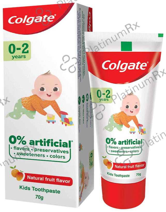 Colgate Natural Fruit Toothpaste for Kids (0-2 Years)