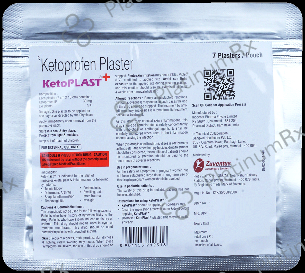 Ketoplast Plus Plaster