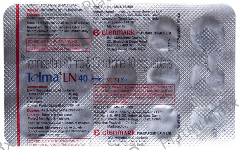 Telma LN 10/40mg Tablet 15s