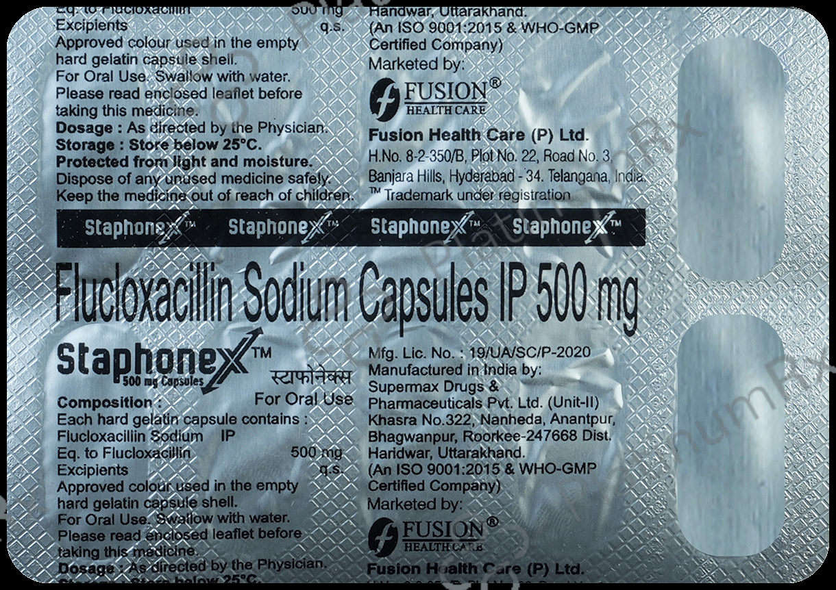 Staphonex 500mg Capsule