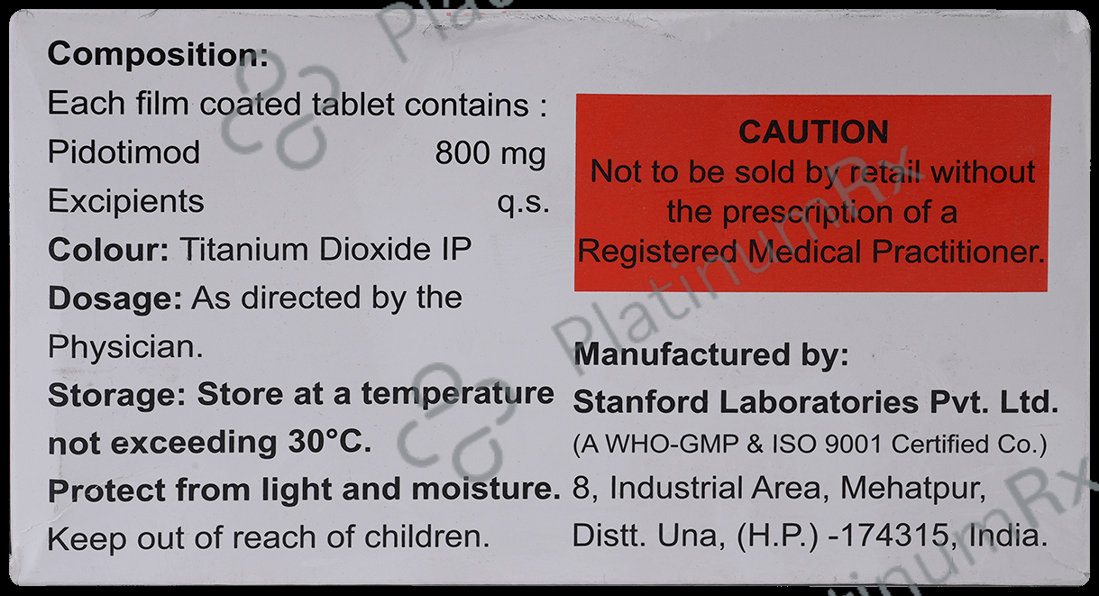 Pidotimune 800 Tablet