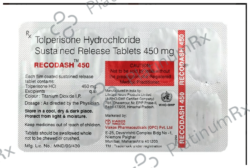 Recodash 450 Tablet SR