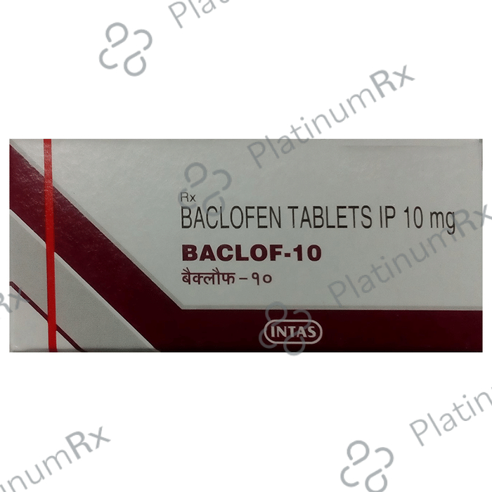 Baclof 10mg Tablet 10s